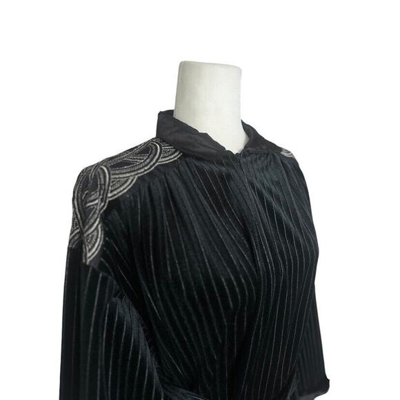 Five to Nine Vanity Fair Vintage Medium Zip Nightgown Dressrobe Robe Housecoat - Picture 2 of 11